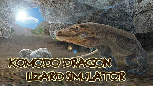 Komodo dragon lizard simulator poster
