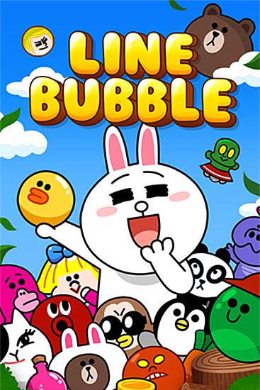 Line bubble poster