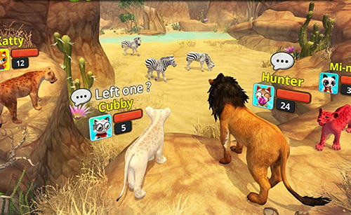 Lion family sim online screenshot 1