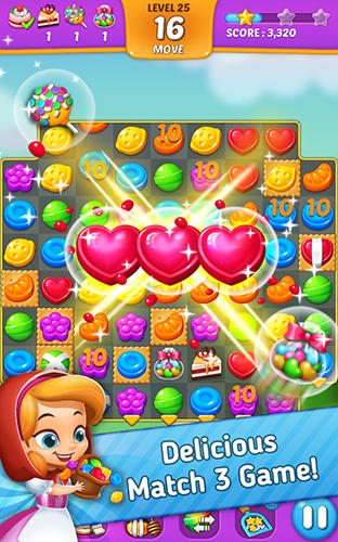 Lollipop: Sweet taste match 3 screenshot 3