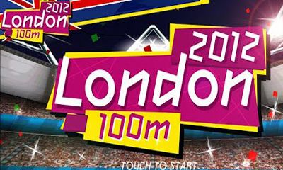 London 2012 100m poster