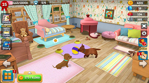 Lovely pets: Dog town screenshot 3