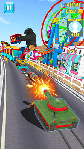 Madness rush runner: Subway and theme park edition screenshot 1