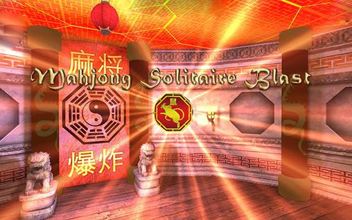 Mahjong solitaire blast poster