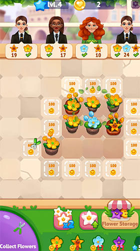 Merge plants: Flower shop store simulator screenshot 2