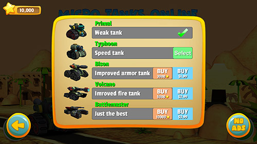 Micro tanks online: Multiplayer arena battle screenshot 1