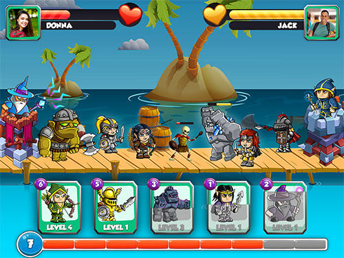 [Game Android] Mighty heroes battle: Strategy card game