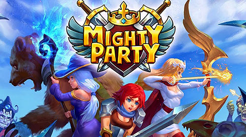 Mighty party: Heroes clash poster
