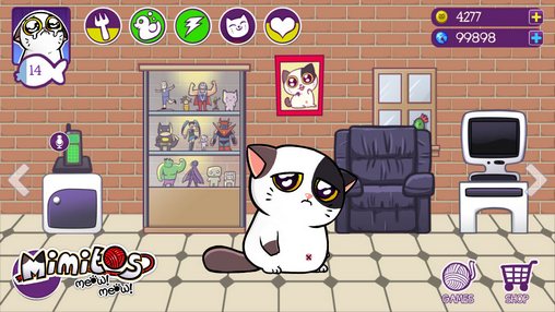 Mimitos Meow! Meow!: Mascota virtual screenshot 1