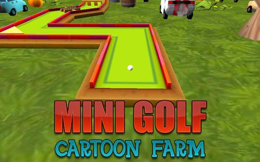 Mini golf: Cartoon farm poster