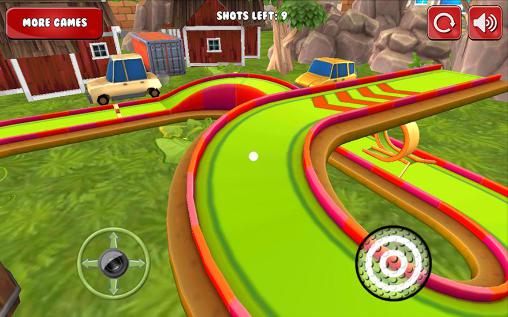 Mini golf: Cartoon farm screenshot 1