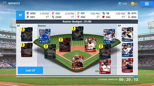 MLB 9 innings manager screenshot 2