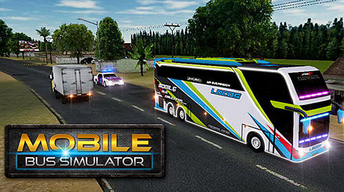 Mobile bus simulator poster