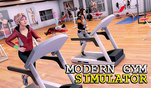 Modern gym simulator poster