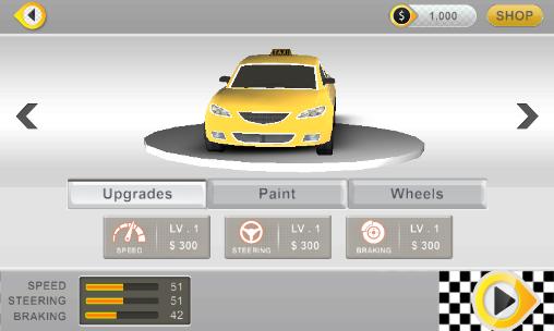 Modern taxi driving 3D screenshot 1