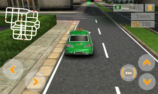 Modern taxi driving 3D screenshot 5