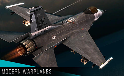 Modern warplanes poster