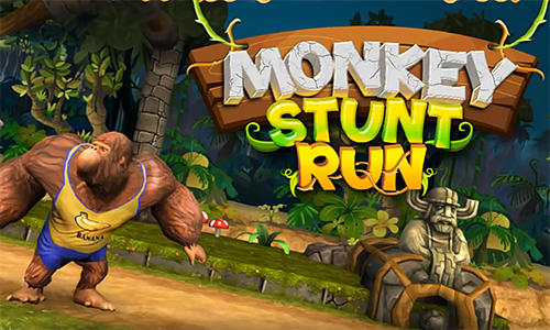 Monkey stunt run poster