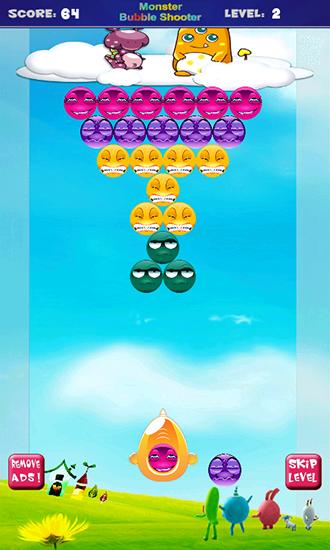 Monster bubble shooter HD screenshot 2