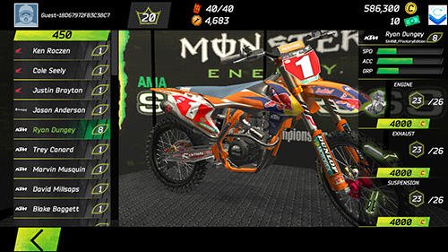 Monster energy supercross game screenshot 1
