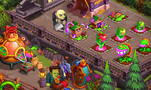 Monster farm: Happy Halloween game and ghost village screenshot 3