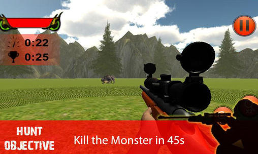 Monster: Sniper hunt 3D screenshot 1