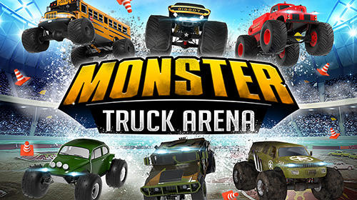 Monster truck arena driver poster