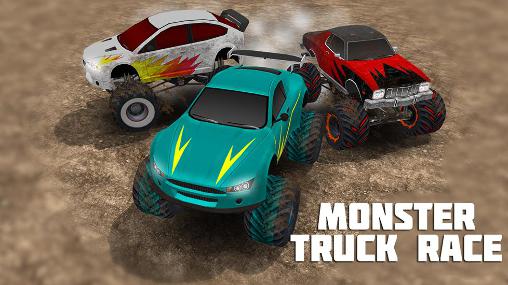 Monster truck race poster
