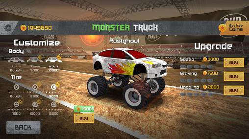 Monster truck race screenshot 1