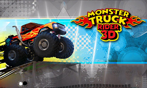 Monster truck rider 3D poster