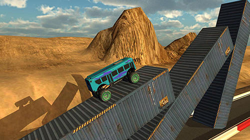 Monster trucks X: Mega bus race screenshot 2