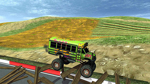 Monster trucks X: Mega bus race screenshot 3