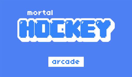 Mortal hockey: Arcade poster