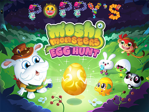 Moshi monsters egg hunt poster