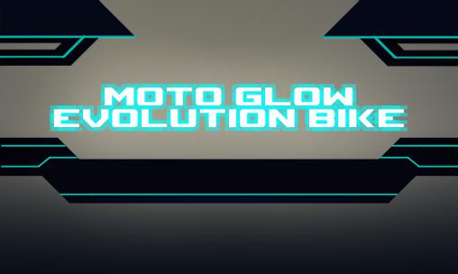Moto glow: Evolution bike poster