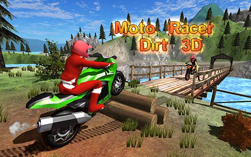 Moto racer dirt 3D poster