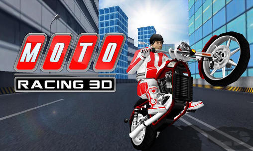 Moto racing 3D poster