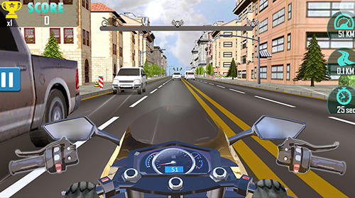 Moto racing: Traffic rider screenshot 1