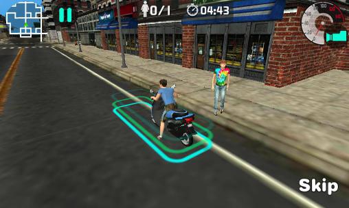 Moto rider 3D: City mission screenshot 4