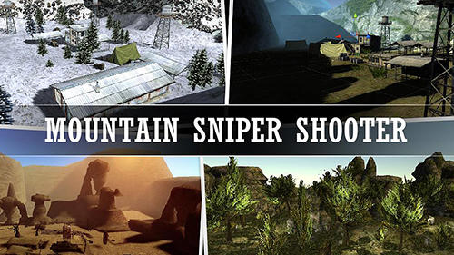 Mountain sniper shooting poster