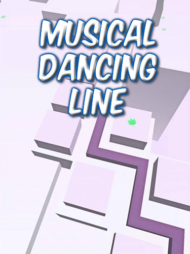 Musical dancing line poster