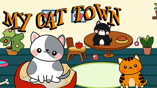 My cat town poster