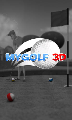 My golf 3D poster