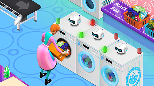 My laundry shop manager: Dirty clothes washing screenshot 2