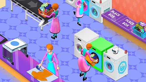 My laundry shop manager: Dirty clothes washing screenshot 4