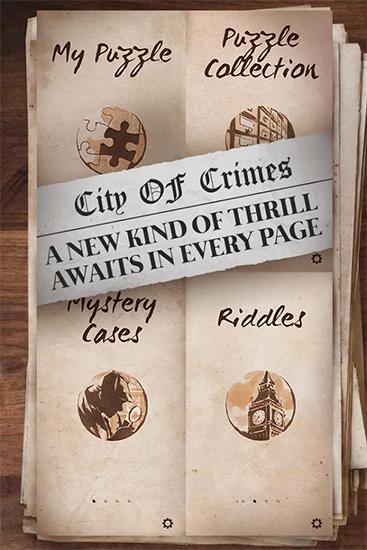 Mystery case files: Crime city screenshot 1