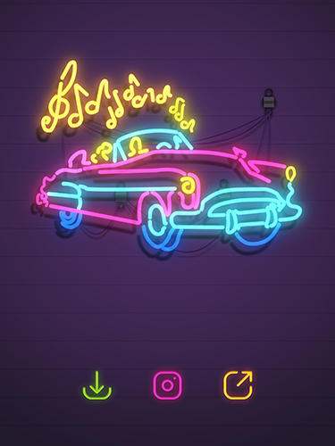 Neon it! 3D light art puzzle screenshot 2