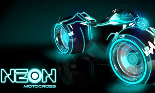 Neon motocross + poster