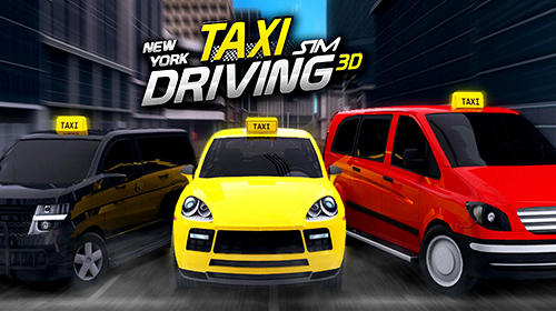New York taxi driving sim 3D poster