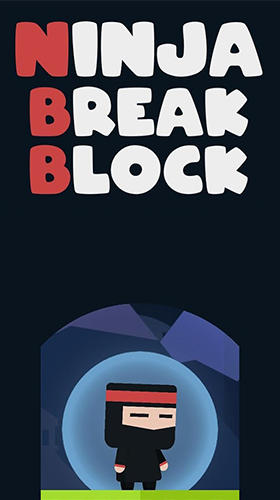 Ninja break block poster
